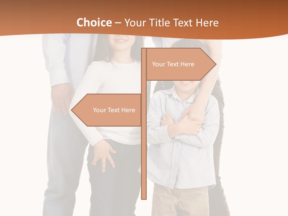 Casual Content Person PowerPoint Template