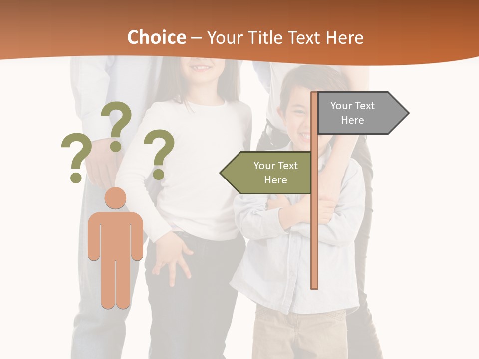 Casual Content Person PowerPoint Template