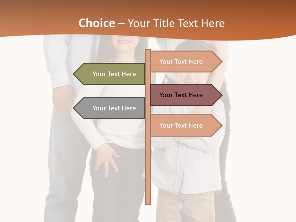 Casual Content Person PowerPoint Template