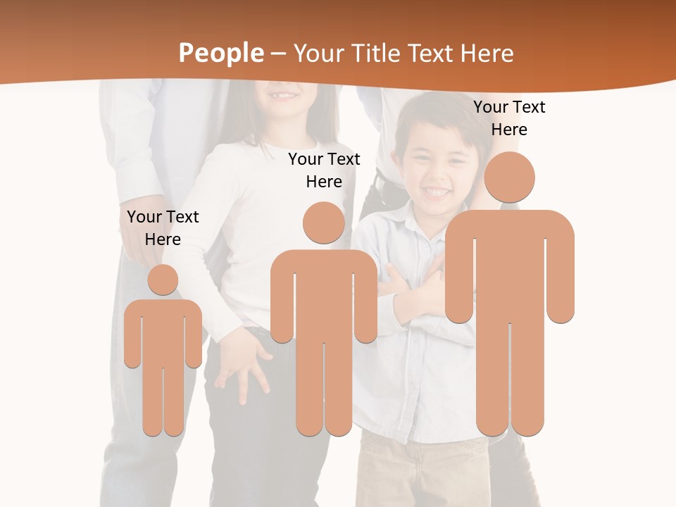 Casual Content Person PowerPoint Template
