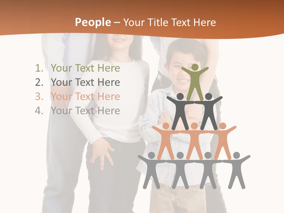 Casual Content Person PowerPoint Template