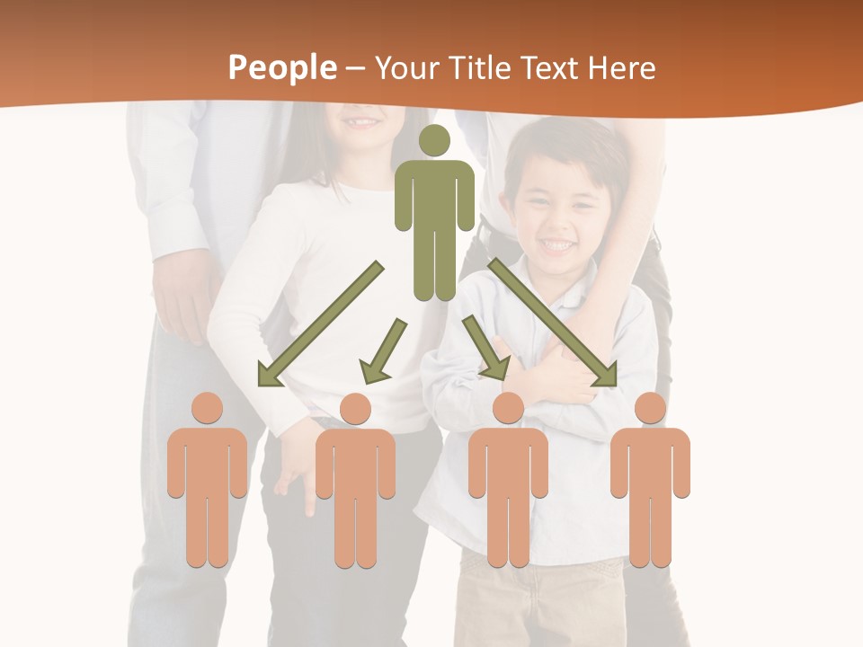 Casual Content Person PowerPoint Template