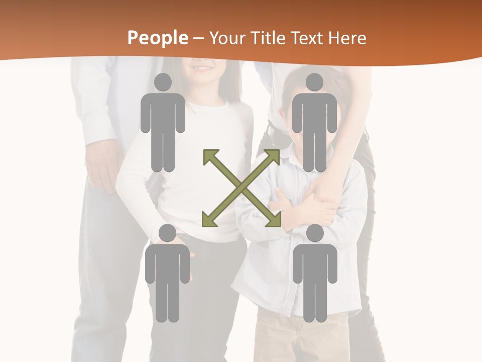 Casual Content Person PowerPoint Template