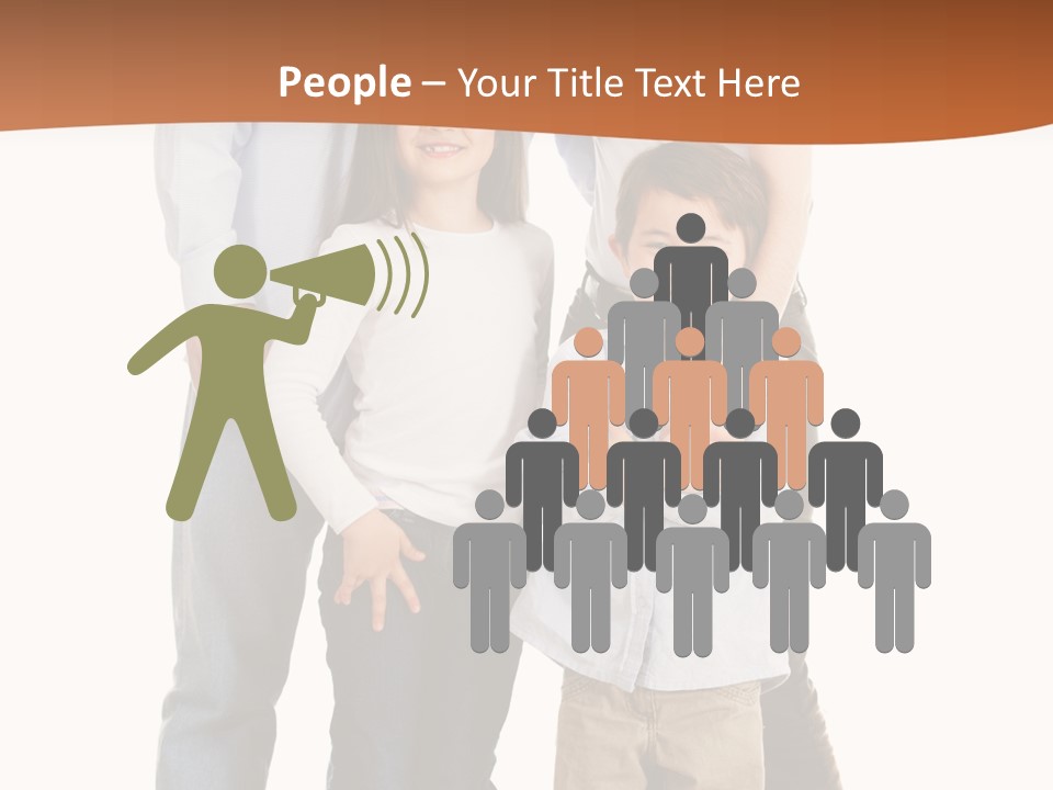 Casual Content Person PowerPoint Template