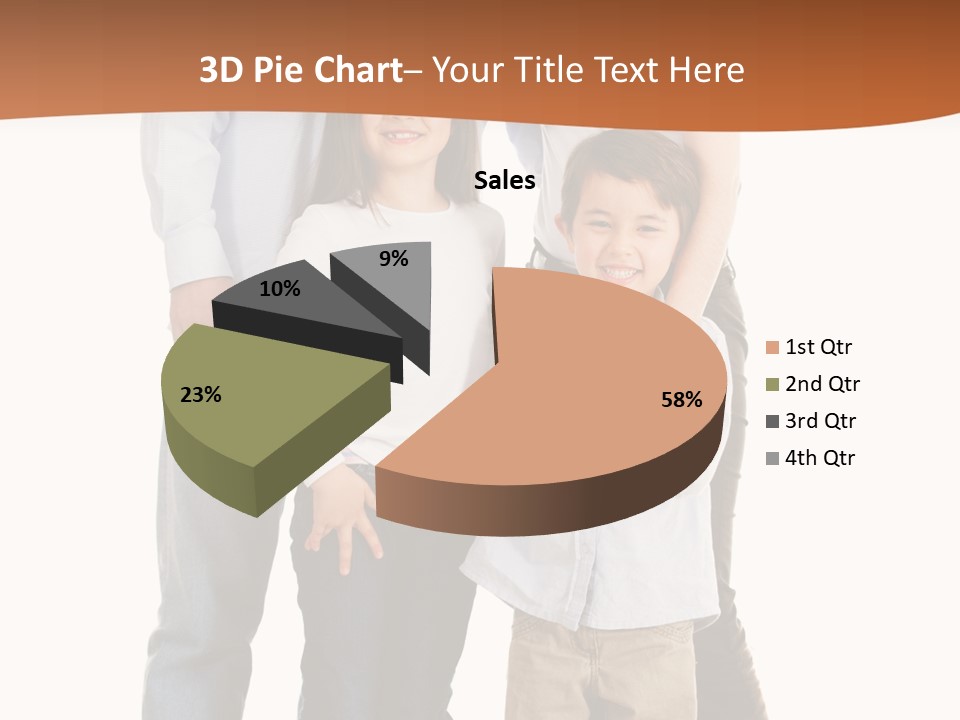 Casual Content Person PowerPoint Template