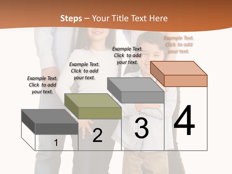 Casual Content Person PowerPoint Template