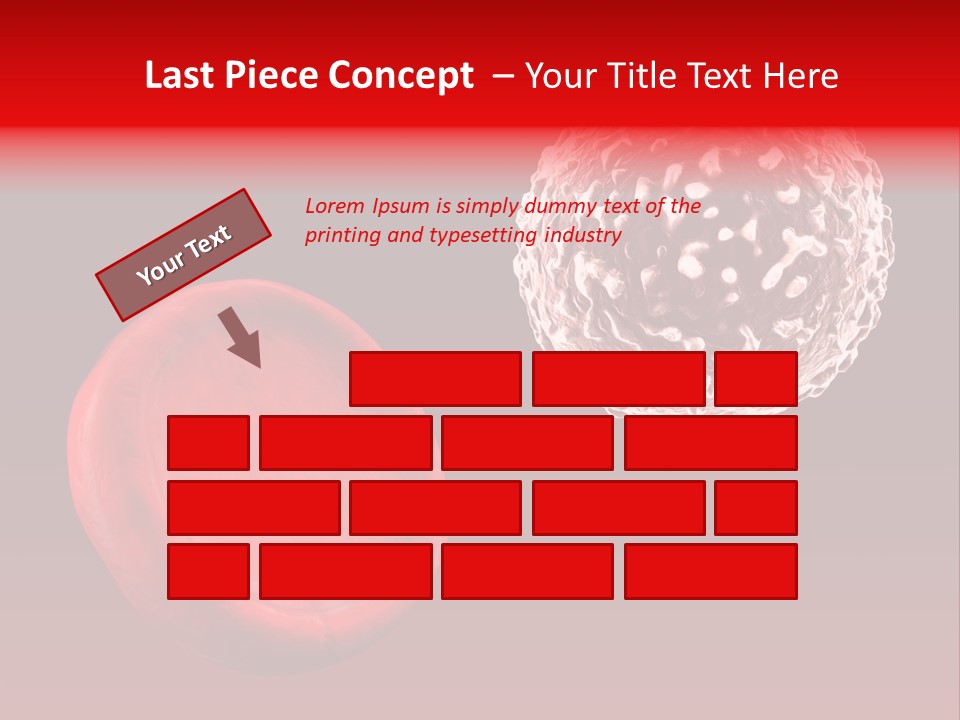 Red Illustration Art PowerPoint Template
