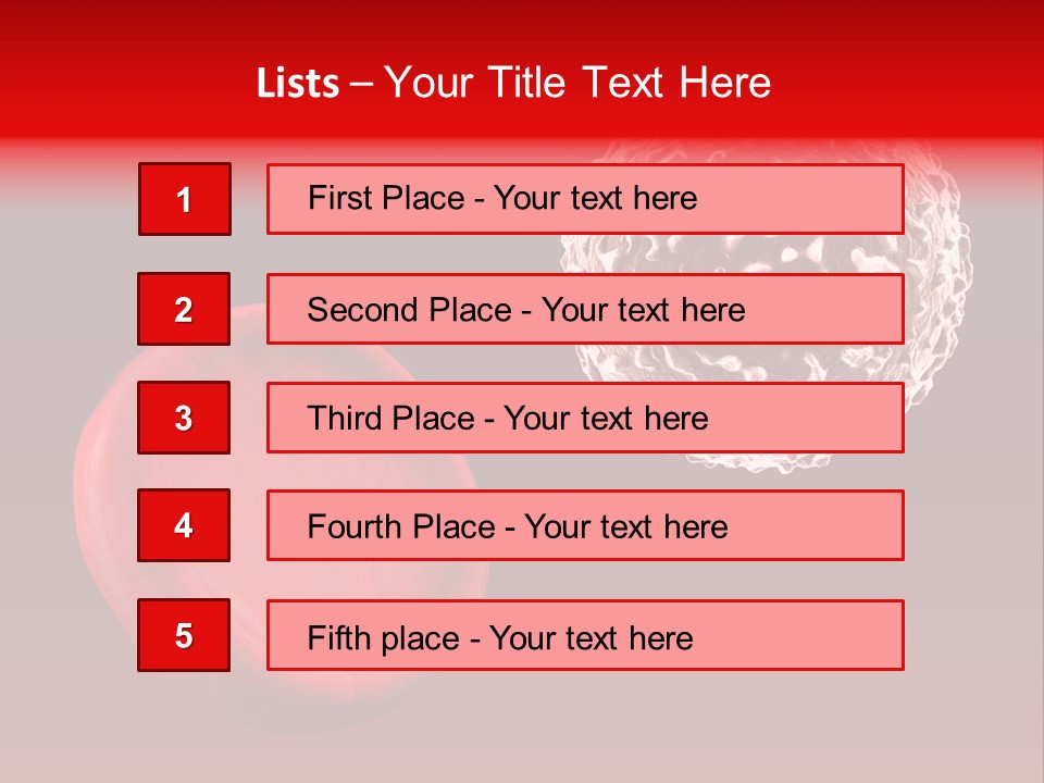 Red Illustration Art PowerPoint Template