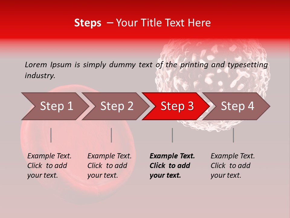 Red Illustration Art PowerPoint Template