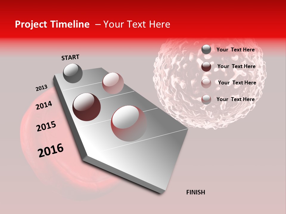 Red Illustration Art PowerPoint Template