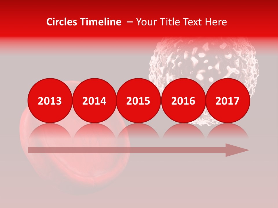 Red Illustration Art PowerPoint Template