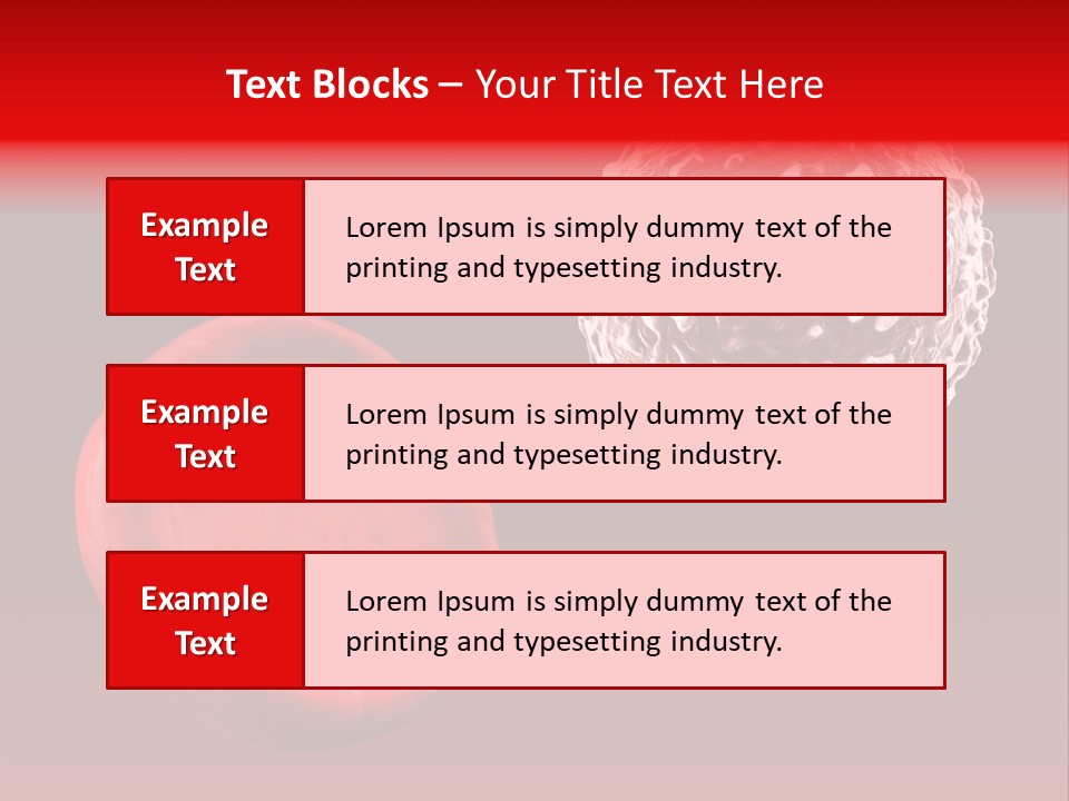Red Illustration Art PowerPoint Template