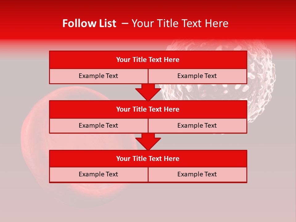 Red Illustration Art PowerPoint Template