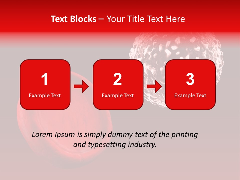 Red Illustration Art PowerPoint Template