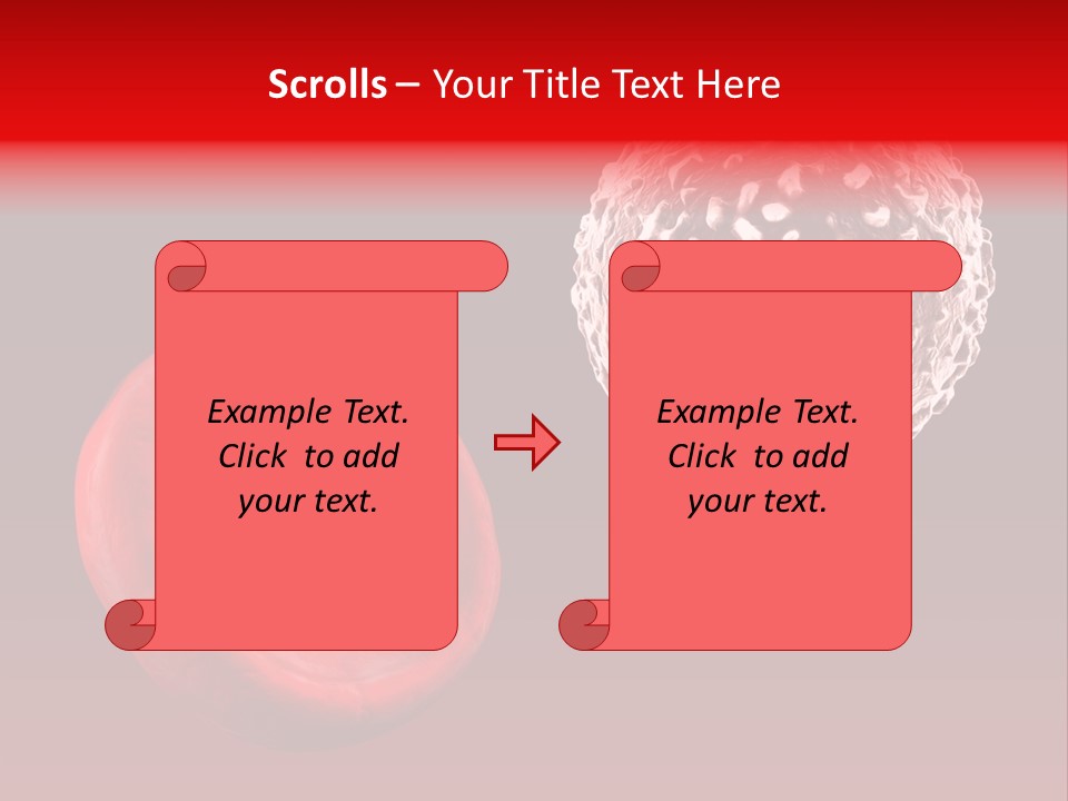 Red Illustration Art PowerPoint Template