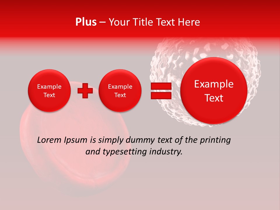 Red Illustration Art PowerPoint Template