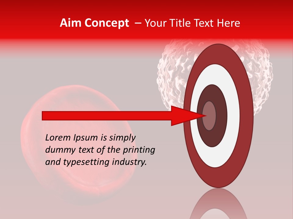 Red Illustration Art PowerPoint Template