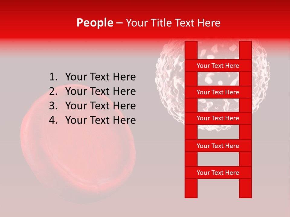 Red Illustration Art PowerPoint Template