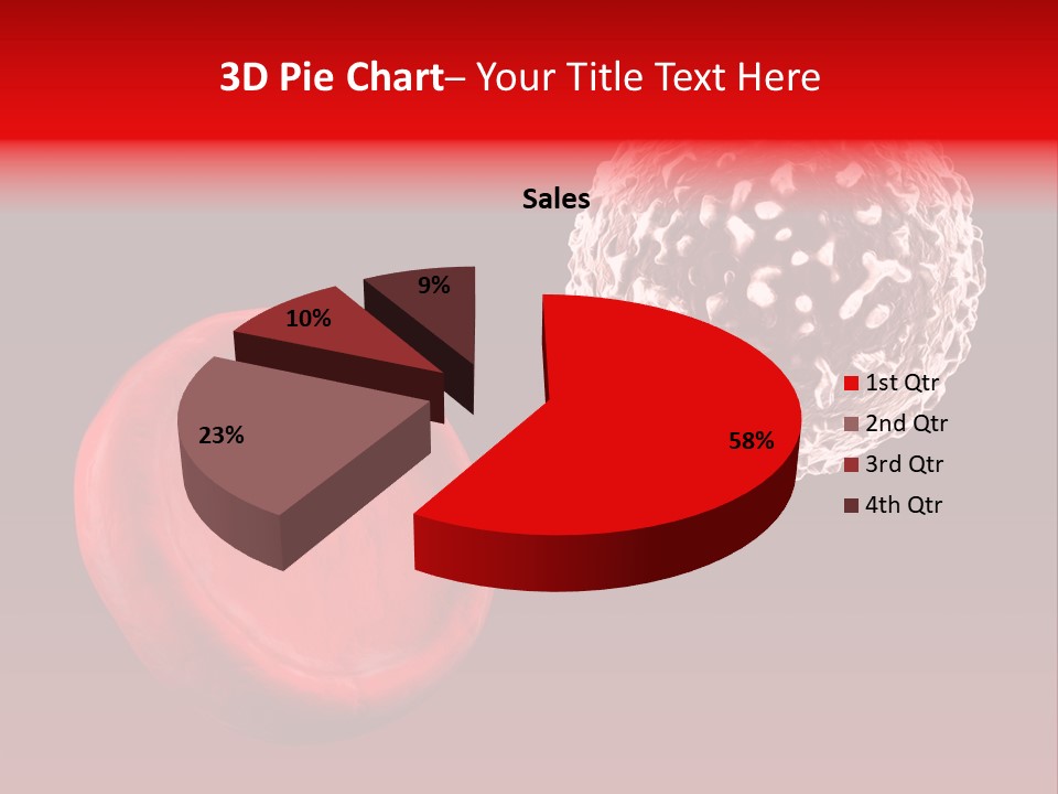 Red Illustration Art PowerPoint Template