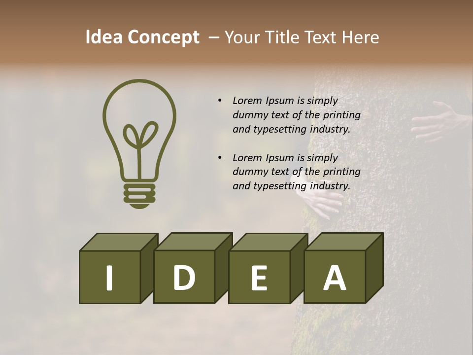 Planet Environment Green Peace PowerPoint Template