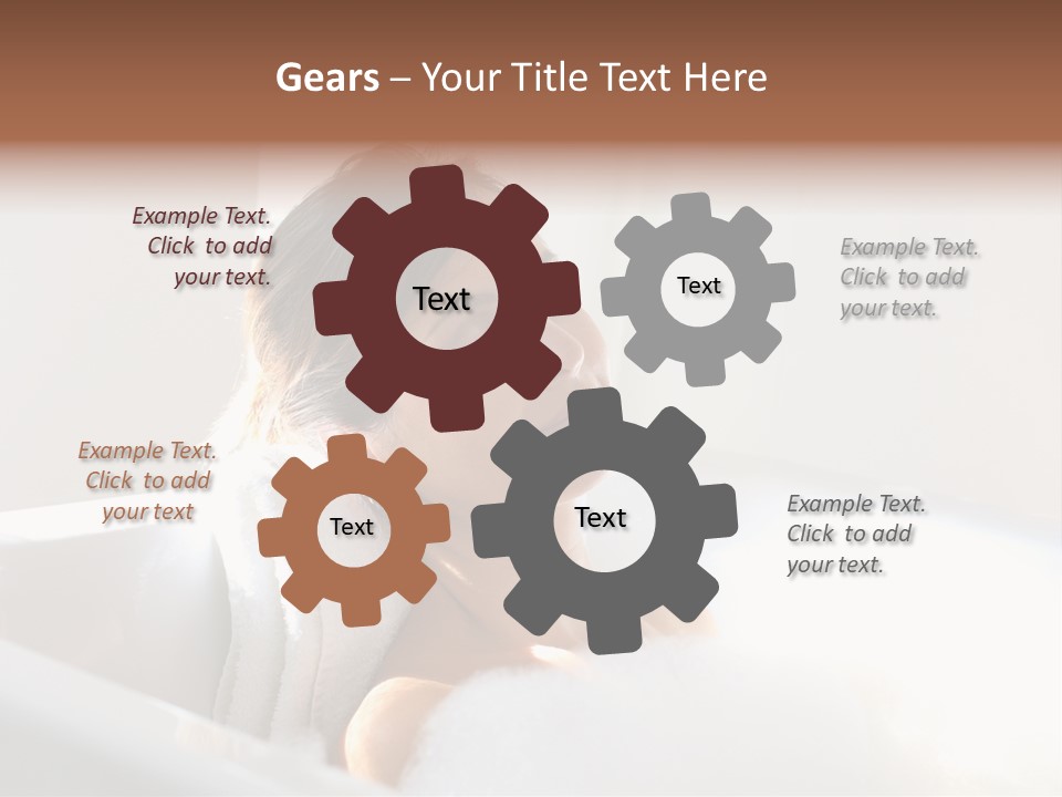 Laying Peaceful Interior PowerPoint Template