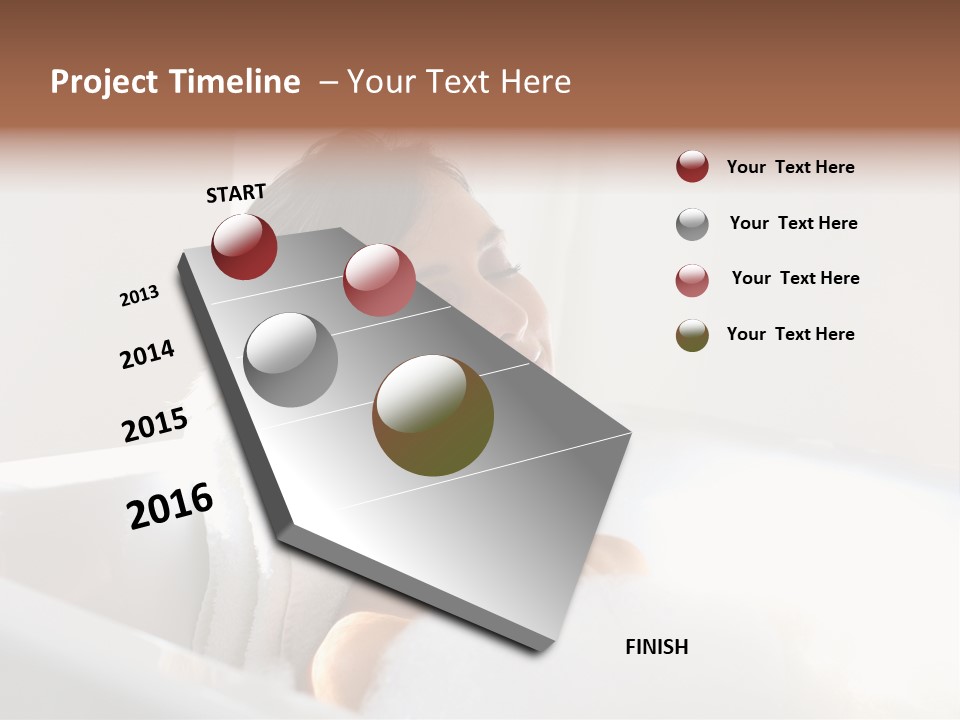 Laying Peaceful Interior PowerPoint Template