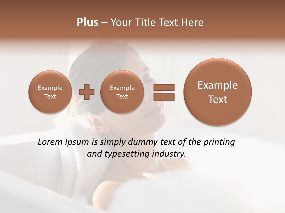 Laying Peaceful Interior PowerPoint Template
