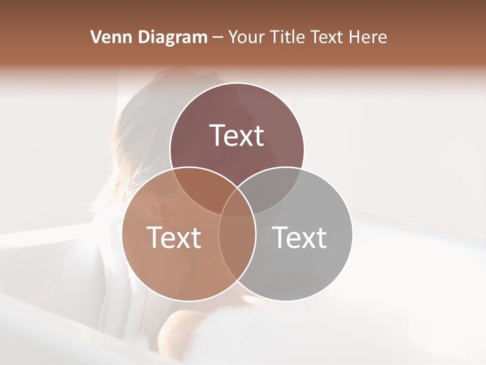 Laying Peaceful Interior PowerPoint Template