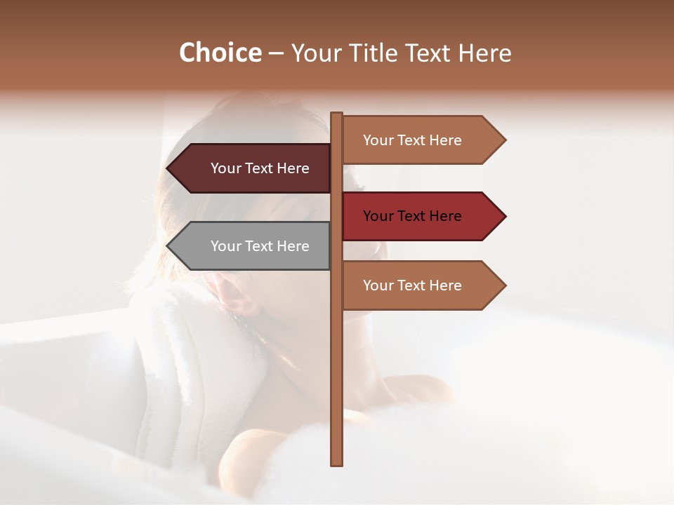 Laying Peaceful Interior PowerPoint Template