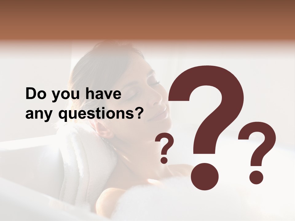 Laying Peaceful Interior PowerPoint Template