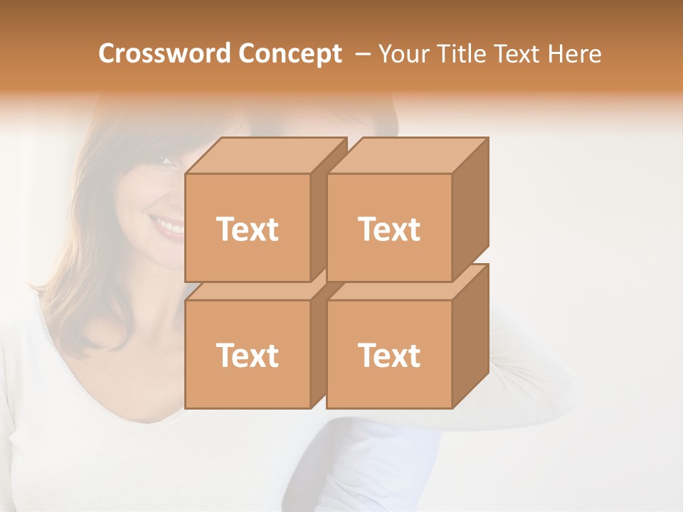 S Handsome Tenderness PowerPoint Template