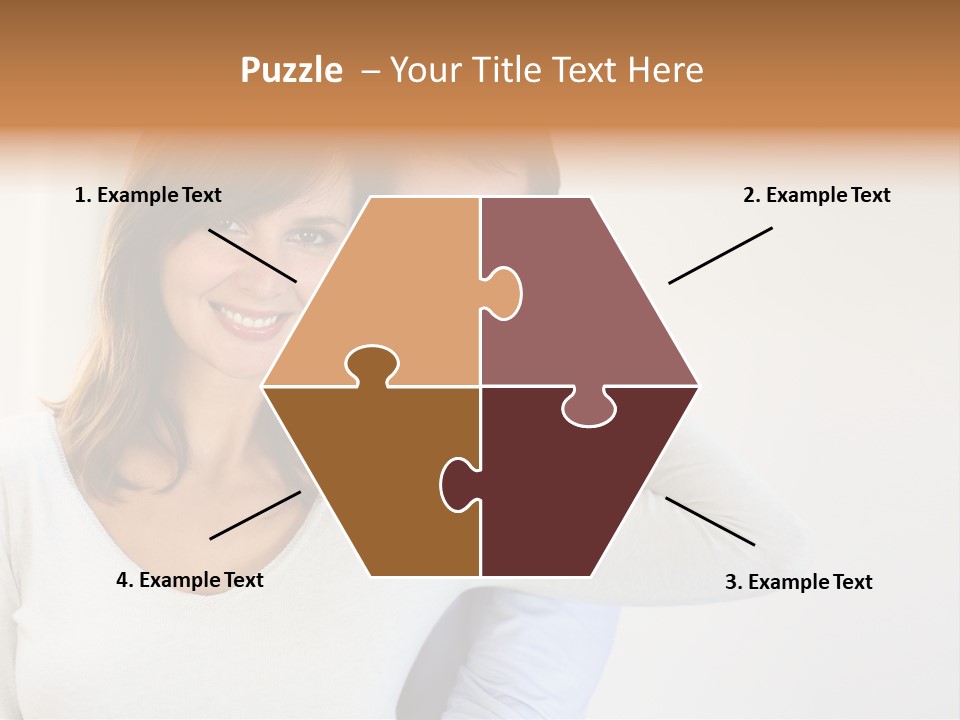 S Handsome Tenderness PowerPoint Template