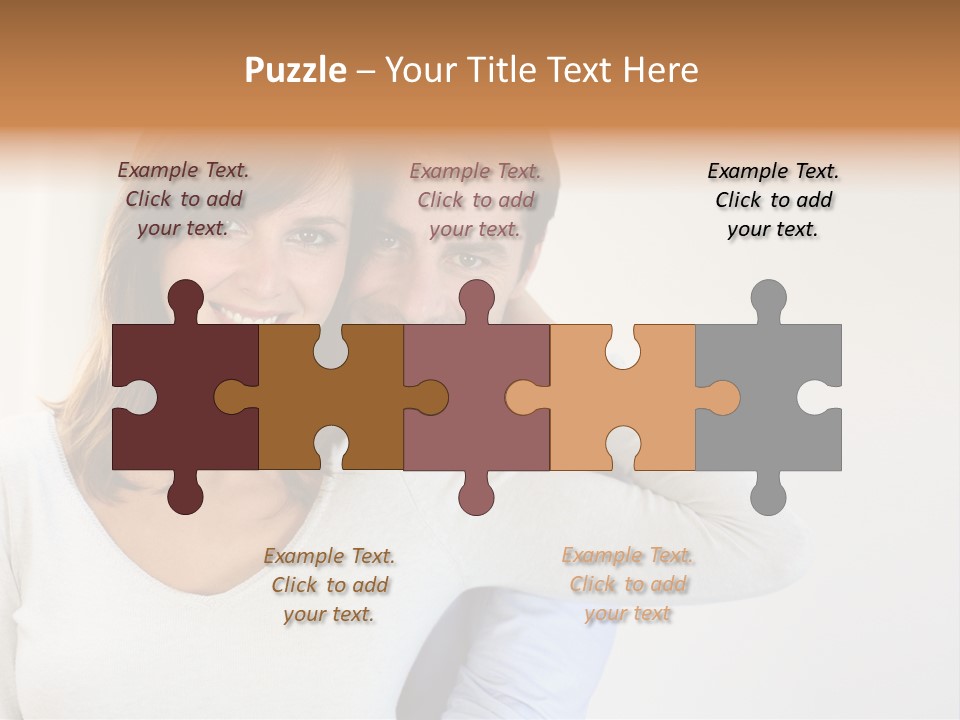 S Handsome Tenderness PowerPoint Template
