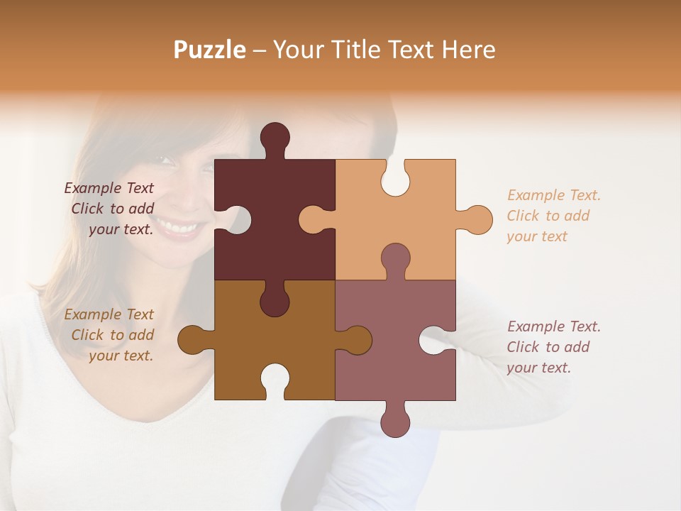 S Handsome Tenderness PowerPoint Template