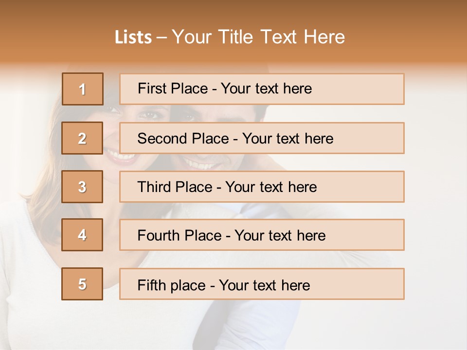 S Handsome Tenderness PowerPoint Template