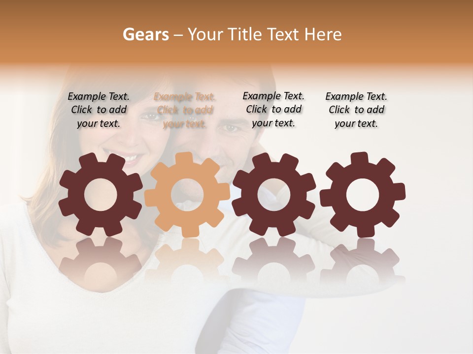 S Handsome Tenderness PowerPoint Template