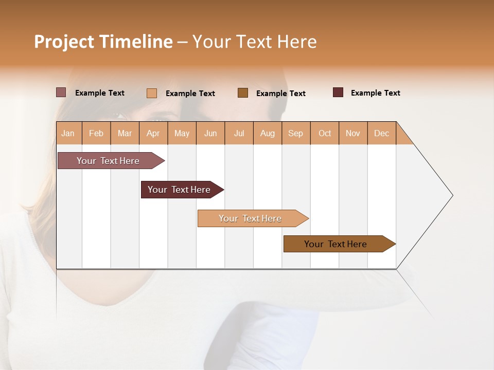 S Handsome Tenderness PowerPoint Template