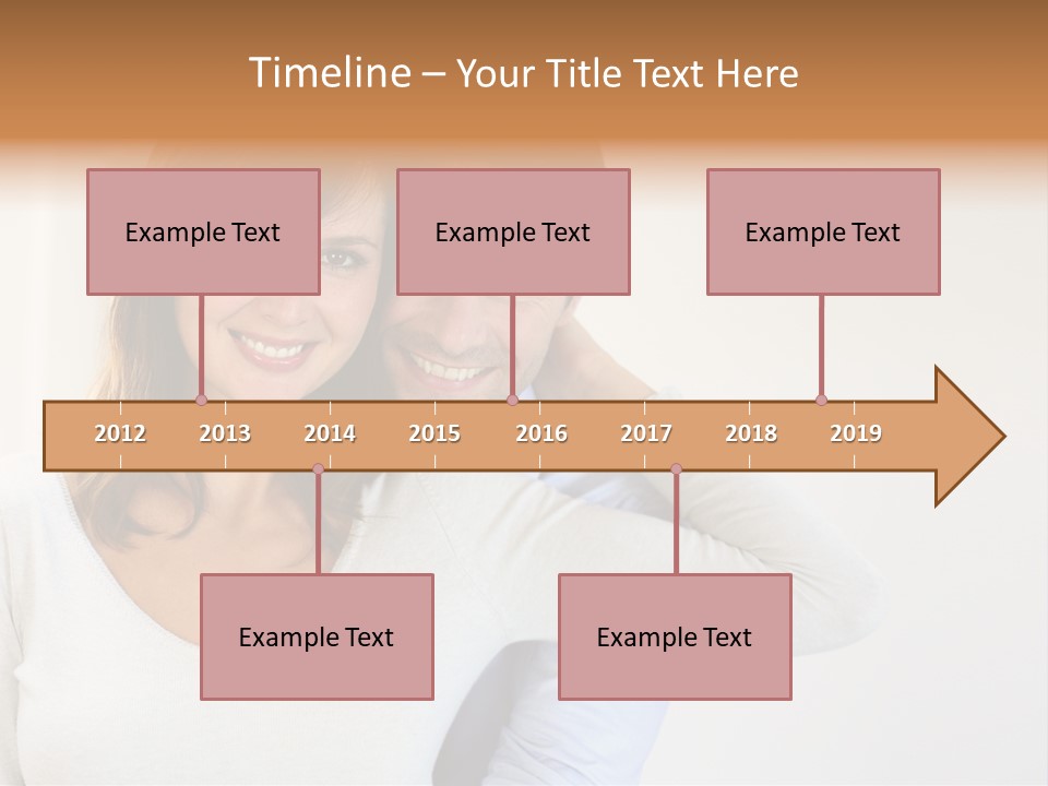 S Handsome Tenderness PowerPoint Template