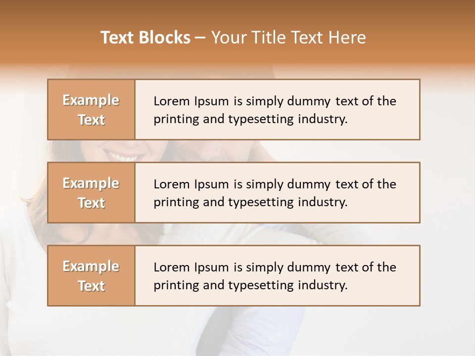 S Handsome Tenderness PowerPoint Template