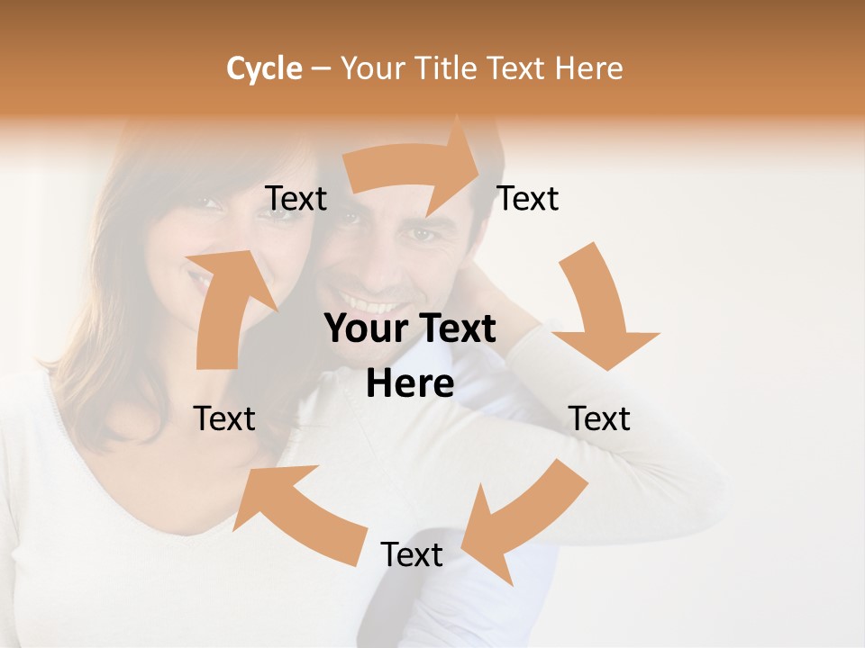 S Handsome Tenderness PowerPoint Template