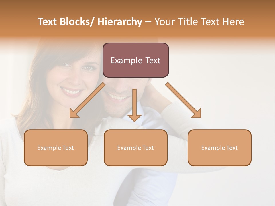 S Handsome Tenderness PowerPoint Template