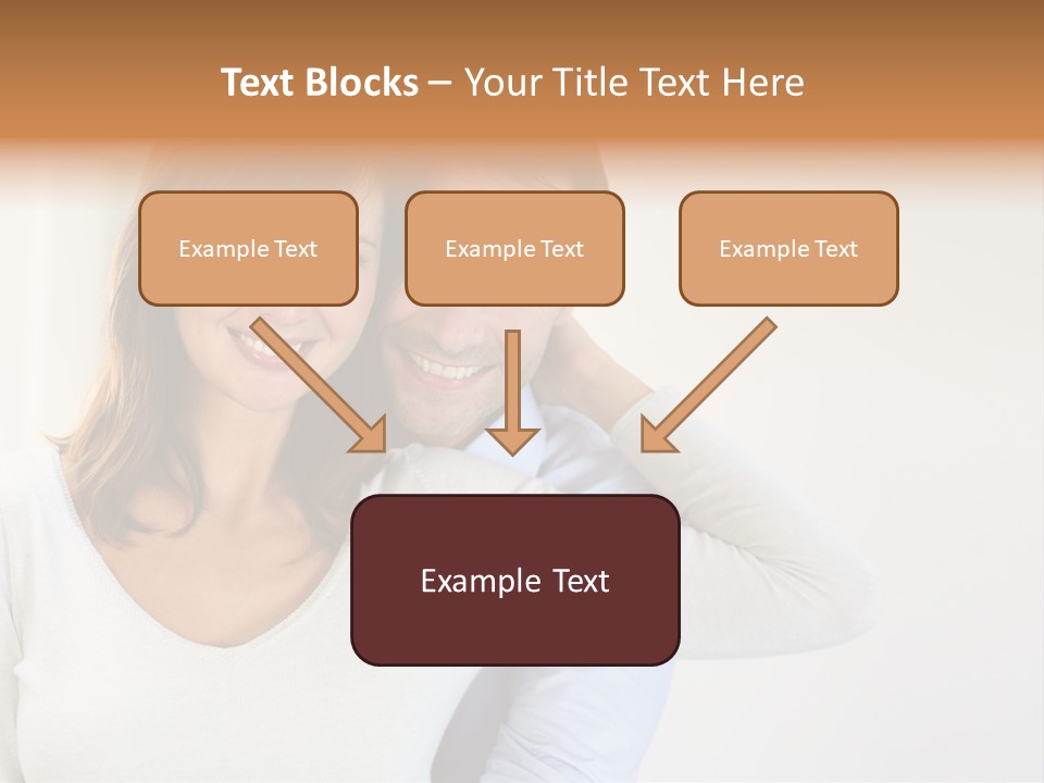 S Handsome Tenderness PowerPoint Template