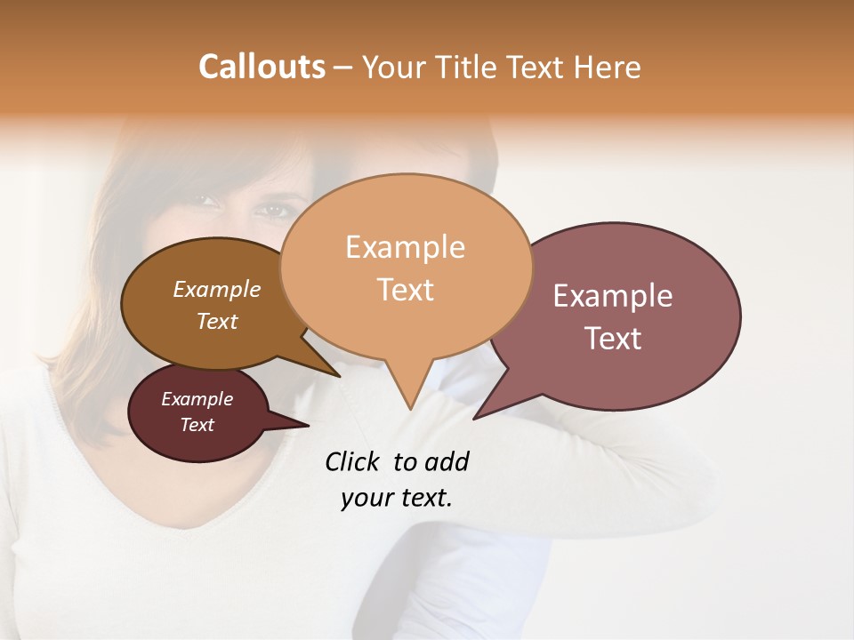 S Handsome Tenderness PowerPoint Template