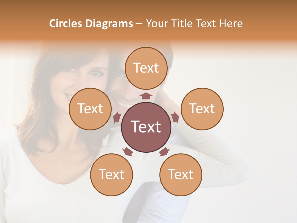 S Handsome Tenderness PowerPoint Template