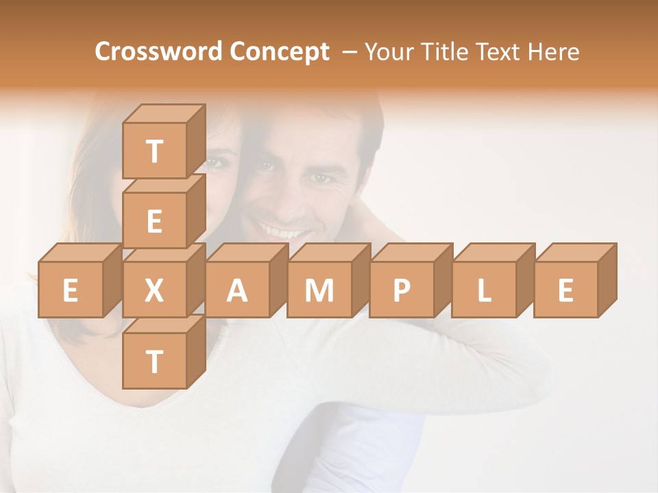 S Handsome Tenderness PowerPoint Template