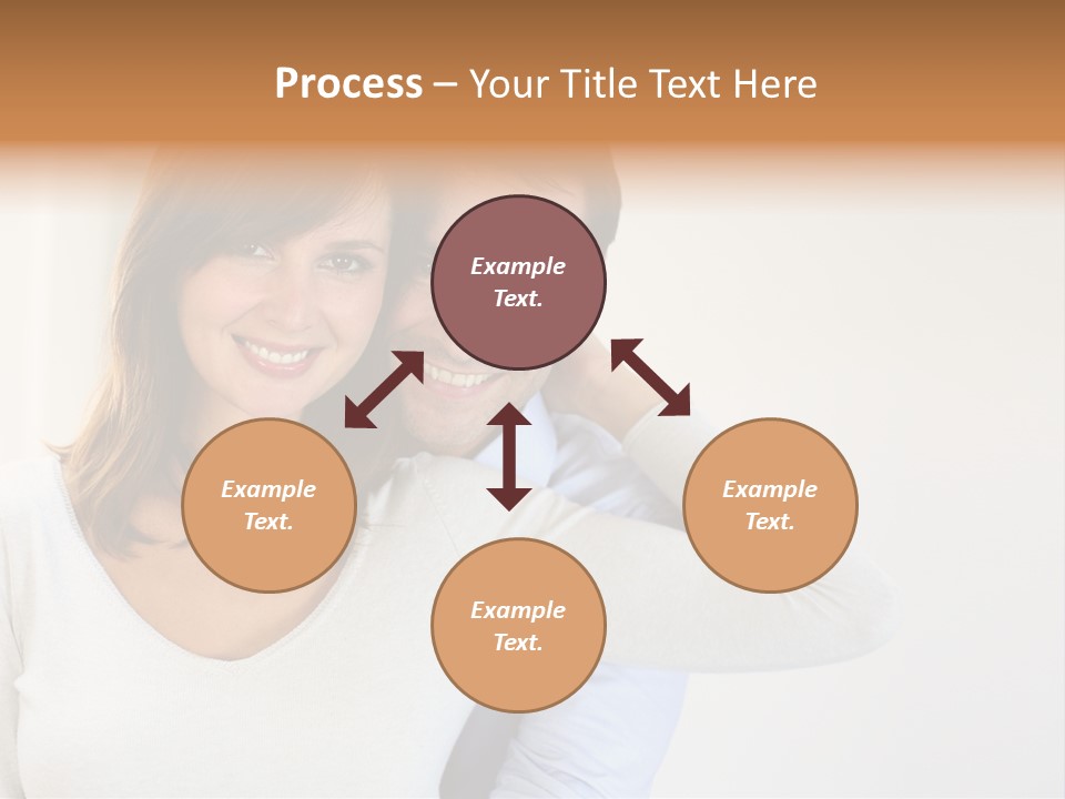 S Handsome Tenderness PowerPoint Template