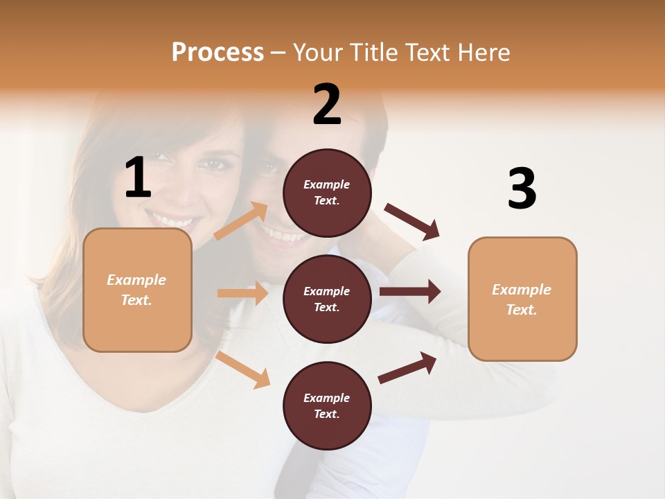 S Handsome Tenderness PowerPoint Template