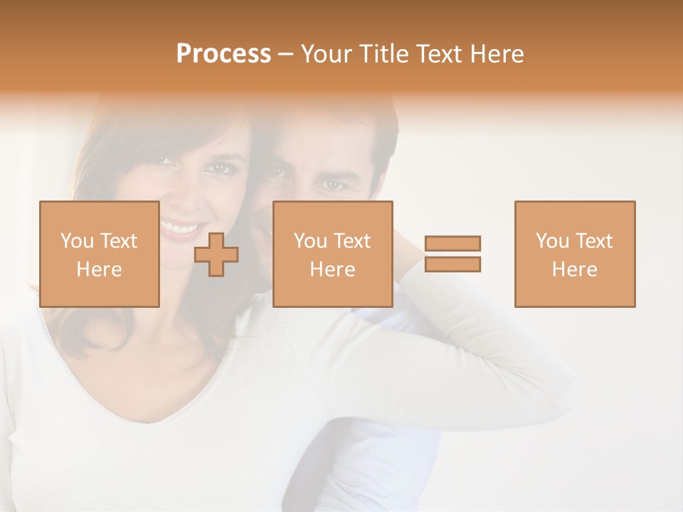 S Handsome Tenderness PowerPoint Template