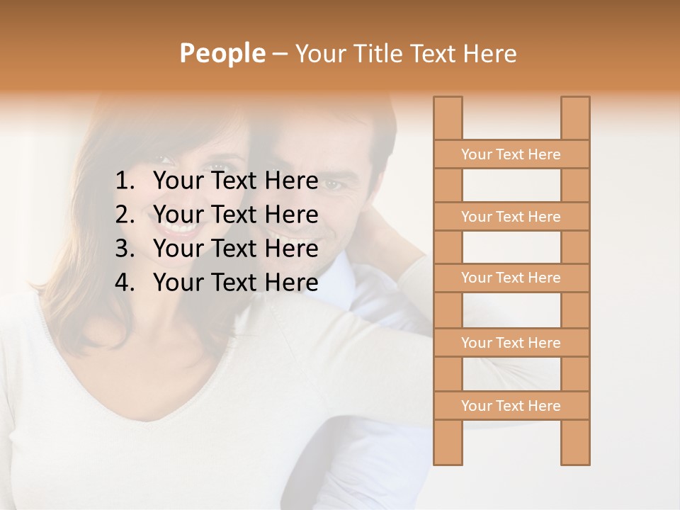 S Handsome Tenderness PowerPoint Template
