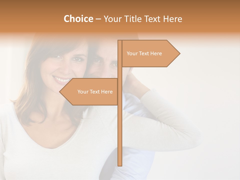 S Handsome Tenderness PowerPoint Template
